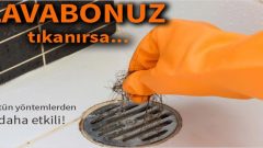 Tıkanan Lavaboyu Doğal Yollarla Açmak İşte Bu Kadar Kolay