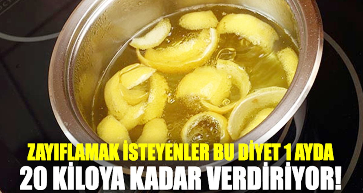 Haşlanmış Limon Diyeti ile 1 Ayda 20 Kilo Verin