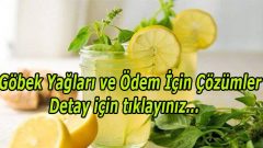 Göbek Yağları Eriten ve Ödem Atmak İçin Doğal Çözümler