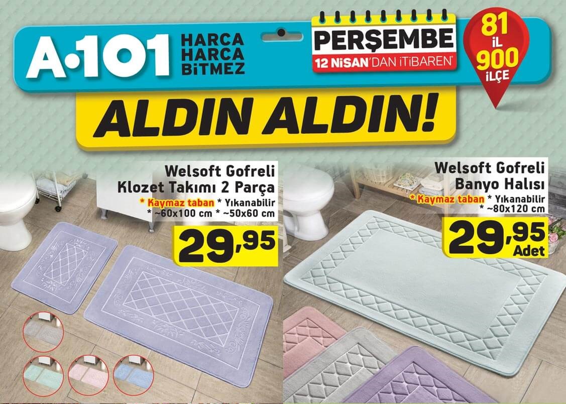 A101 12 Nisan 2018 Fırsat Ürünleri Kataloğu