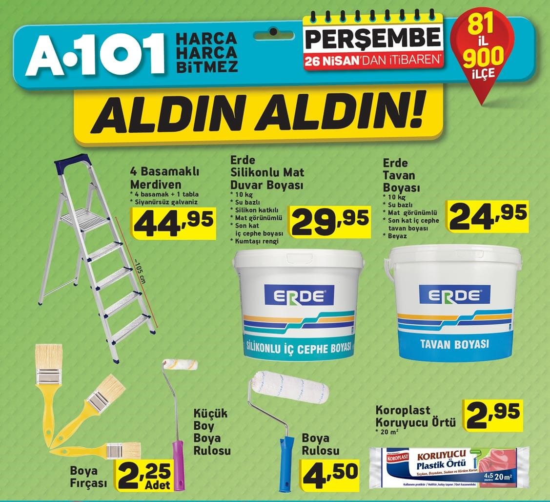 A101 Market 28 Nisan 2018 Aktüel İndirimli Ürünler Broşürü