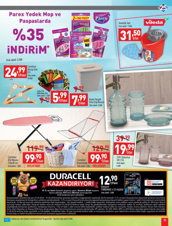Carrefour 29 Nisan - 08 Mayıs 2018 Aktüel Ürünler Kataloğu