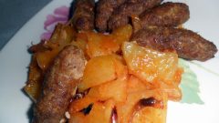 Fırında Patates Köfte Kızartması