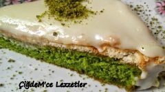 Ispanaklı Bisküvili Kremalı Kek