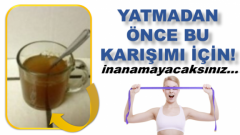 Yatmadan önce bunu için karın bölgesi yağlarınız erisin