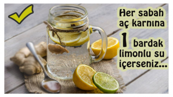 Sabahları içilen ılık limonlu suyun faydaları saymakla bitmiyor