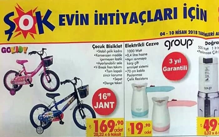 Şok Market 4 - 10 Nisan 2018 Aktüel Ürünler Kataloğu