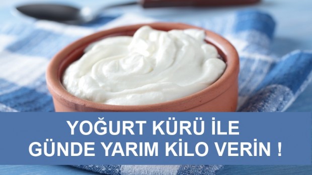 Yoğurt Kürüyle Günde Yarım Kilo Vermeye Ne Dersiniz?