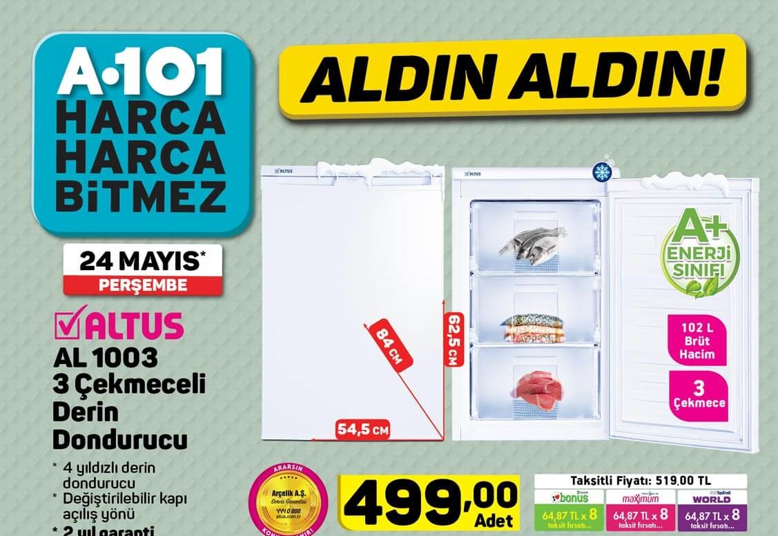 A101 Market 24 Mayıs 2018 İndirimli Fırsat Ürünleri Kataloğu