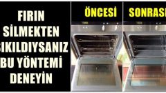 Fırın Temizliğinden Sıkıldıysanız Bu Yöntemi Deneyin!