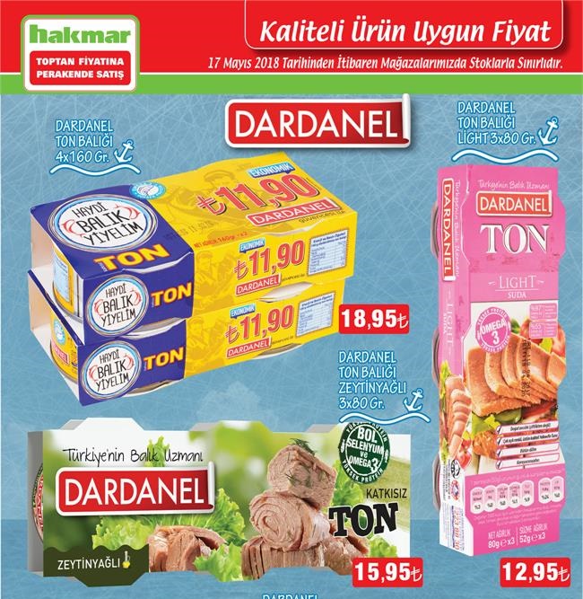 Hakmar 17 Mayıs 2018 Aktüel İndirimli Ürünleri