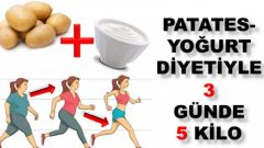 Patates Yoğurt Diyeti İle 3 Günde 5 Kilo Verin