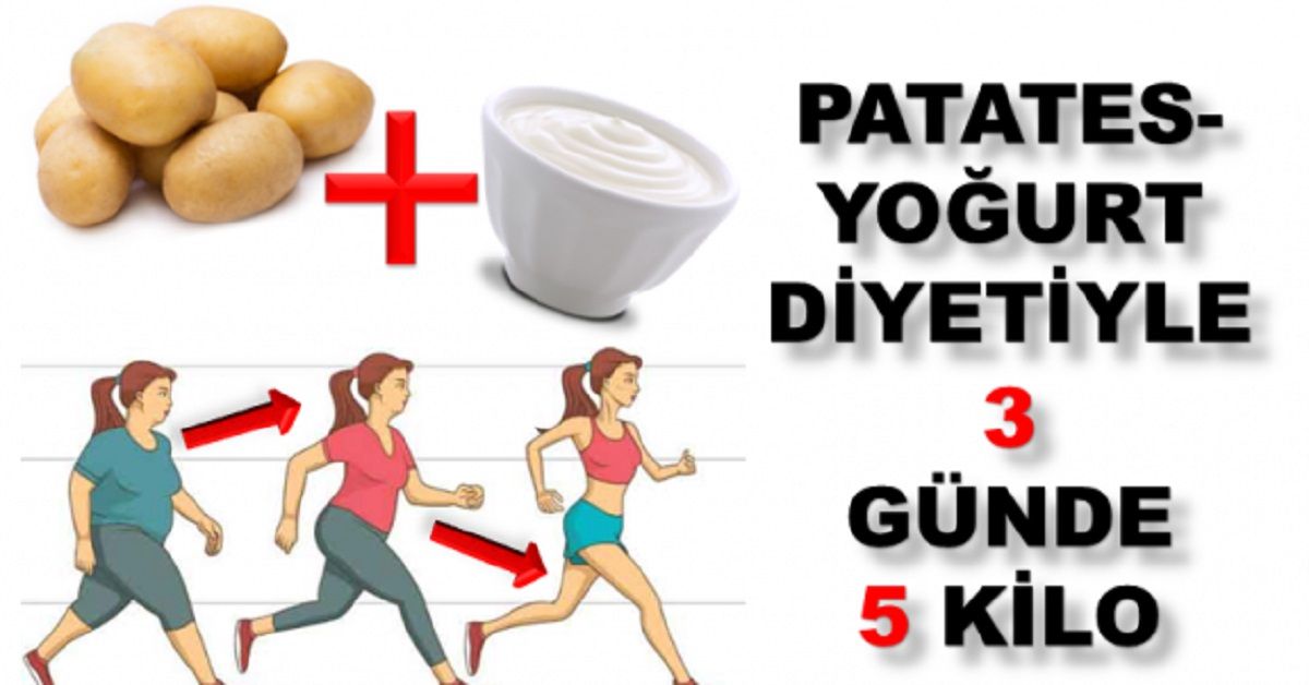 Patates Yoğurt Diyeti İle 3 Günde 5 Kilo Verin