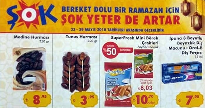 ŞOK 23 Mayıs 2018 Aktüel İndirim Kataloğu