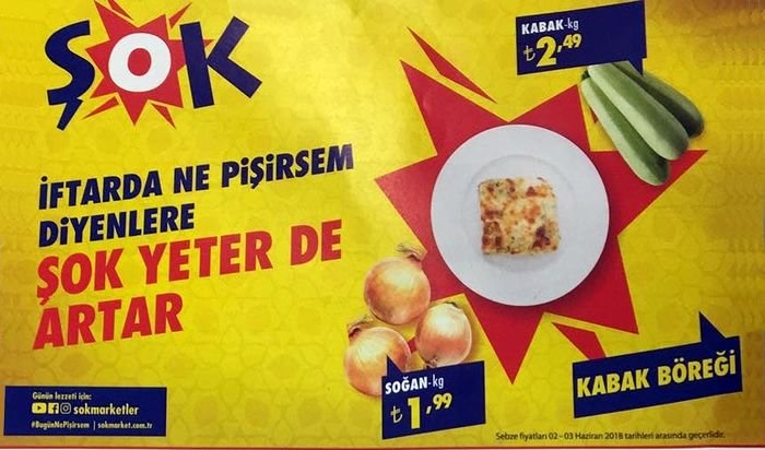 ŞOK 2 Haziran 2018 Aktüel Ürünler Fırsatları