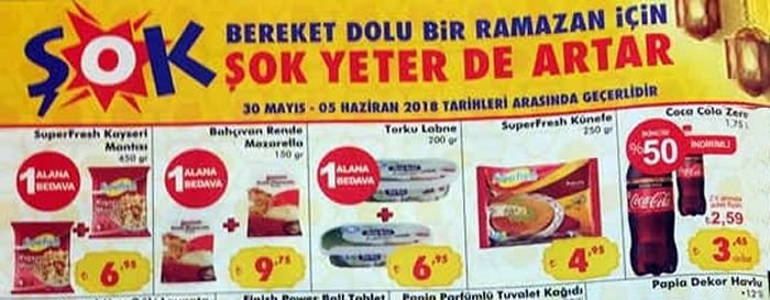 ŞOK Market 30 Mayıs 2018 Aktüel İndirim Katalogu