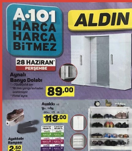 A101 29 Haziran İndirimli Katalogu