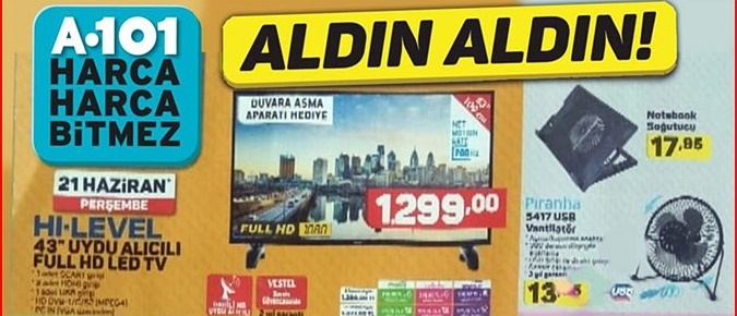 A101 21 Haziran 2018 Aktüel Ürünler Kataloğu