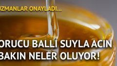 Orucu ballı su ile açmanın 4 inanılmaz faydası