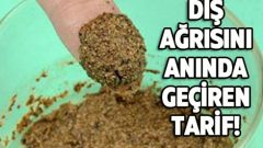 Diş ağrısını anında geçiren etkili  tarif