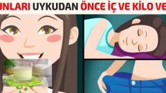 Kilo Vermek İçin Uyumadan Önce İçebileceğiniz 5 İçecek