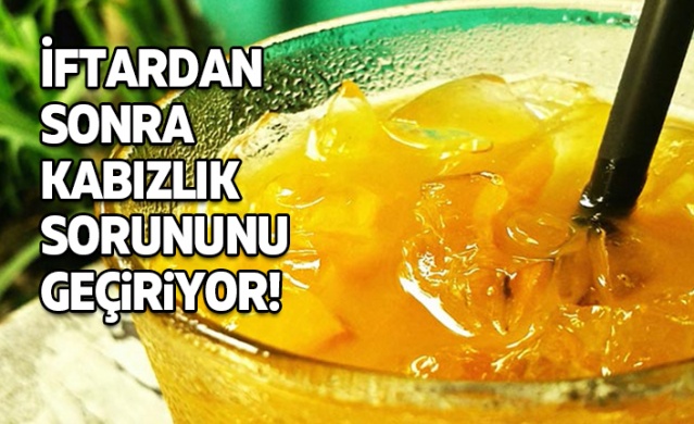İftardan sonra kabızlık sorununu geçiriyor