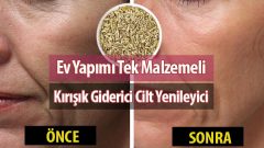 Ev Yapımı Tek Malzemeli Kırışık Giderici Cilt Yenileyici