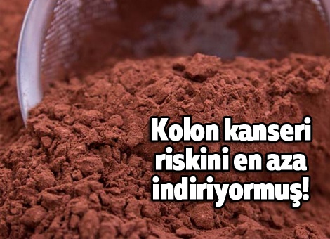 Kolon kanseri riskini en aza indiriyormuş