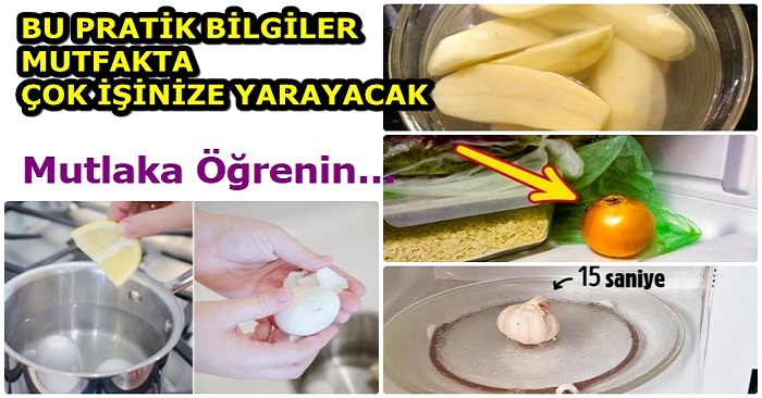 Mutfağa Giren Herkes Bu Pratik Bilgileri Öğrenmeli