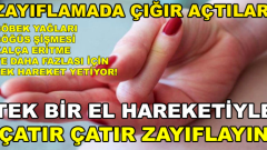 Tek Bir El Hareketiyle Metabolizmayı Hızlandırıp Zayıflayın