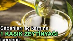 Aç karnına içilen bir kaşık zeytinyağının faydalarına inanamayacaksınız
