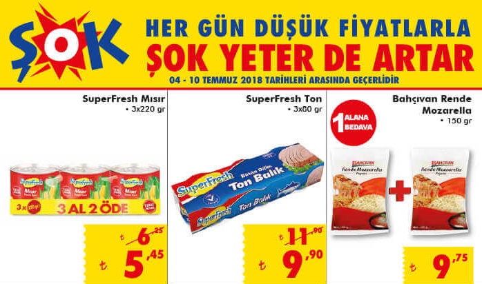 Şok 7 - 10 Temmuz 2018 Aktüel Ürünler Kataloğu