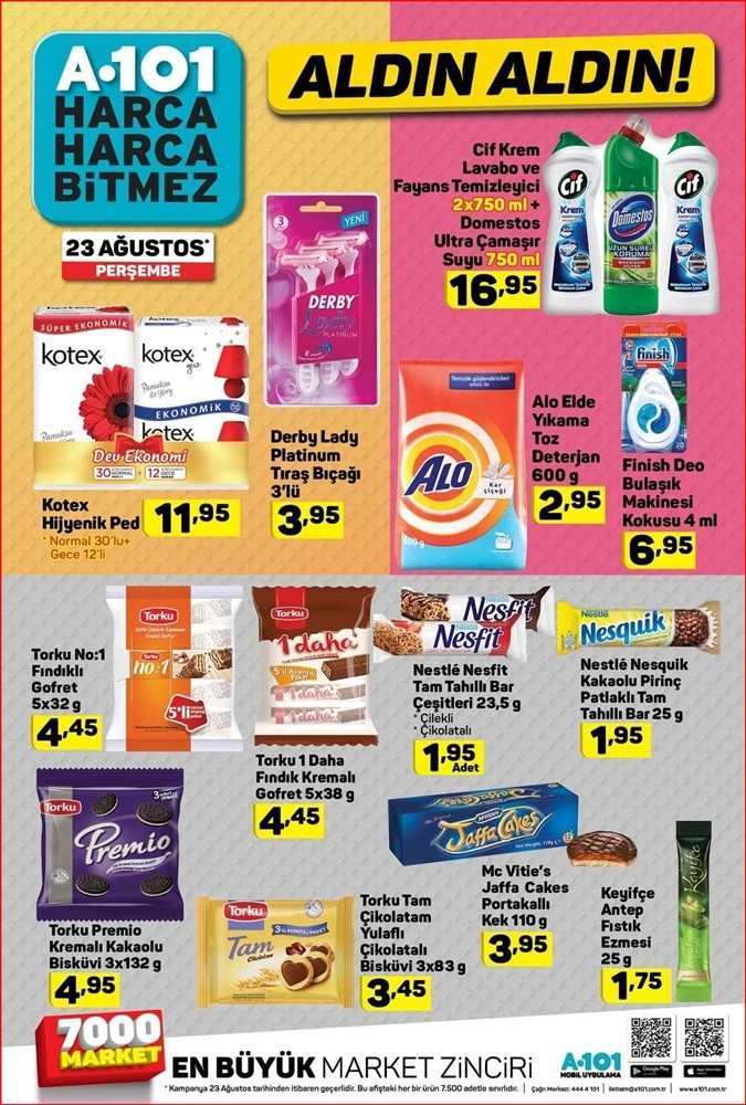 A101 23 Ağustos 2018 Aktüel Ürünler Kataloğu