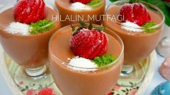 Ev Yapımı Kakaosuz Çikolatalı Puding