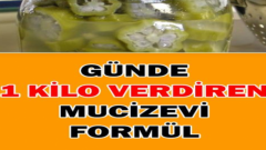 Süper Kahraman Bamya İle Günde Bir Kilo Verin Mucizevi Formül