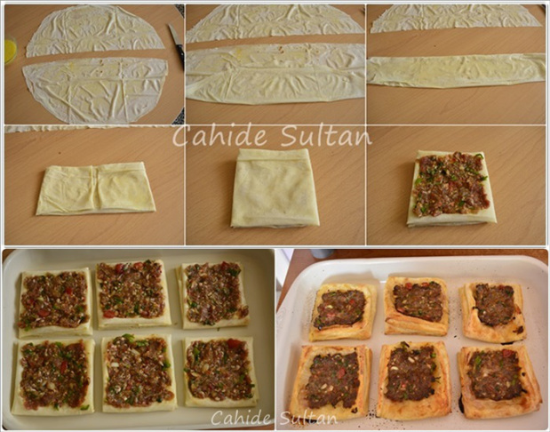 Hazır Yufkadan Lahmacun Börek Nefis Tarifler