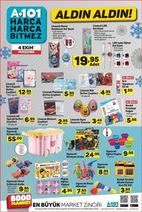A101 Market 4 Ekim 2018 Aktüel Ürünler Kataloğu