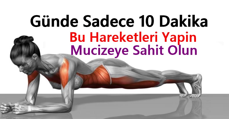 Her Gün Sadece 10 Dakika Bu 5 Hareketi Yaparak 1 Ayda Fit Olun