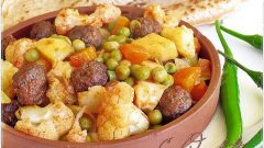 Fırında Köfteli Karnabahar