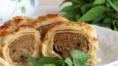 Köfteli Krep Sarması