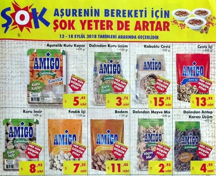 ŞOK Market 12 Eylül 2018 Aktüel İndirim Kataloğu