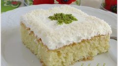 Süt Şerbetli Sünger Tatlısı(Şerbet-i Sütlü)