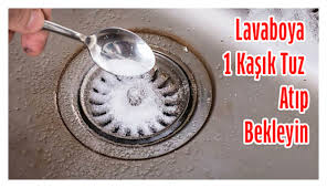 Lavaboya 1 Kaşık Tuz Atarsanız