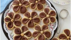 İki Renkli Papatya Kurabiye