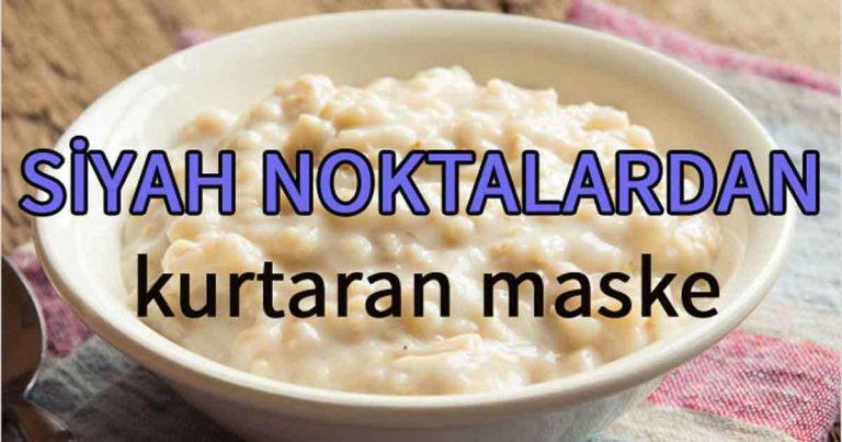 Siyah Noktalardan Kurtaran Maske