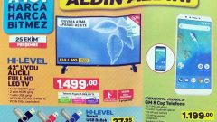 A101 25 Ekim 2018 Aktüel İndirimli Ürünler Kataloğu