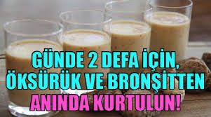 Günde 2 defa için öksürük ve bronşitten anında kurtulun