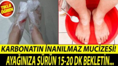 Karbonatın Ayaklardaki Şaşırtıcı Etkisi
