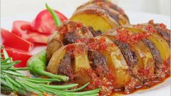 Köfteli Yelpaze Patates