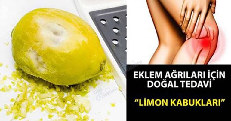 Eklem Ağrılarına Limon Kabuğu Tedavisi